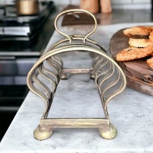 Antique art deco toast holder